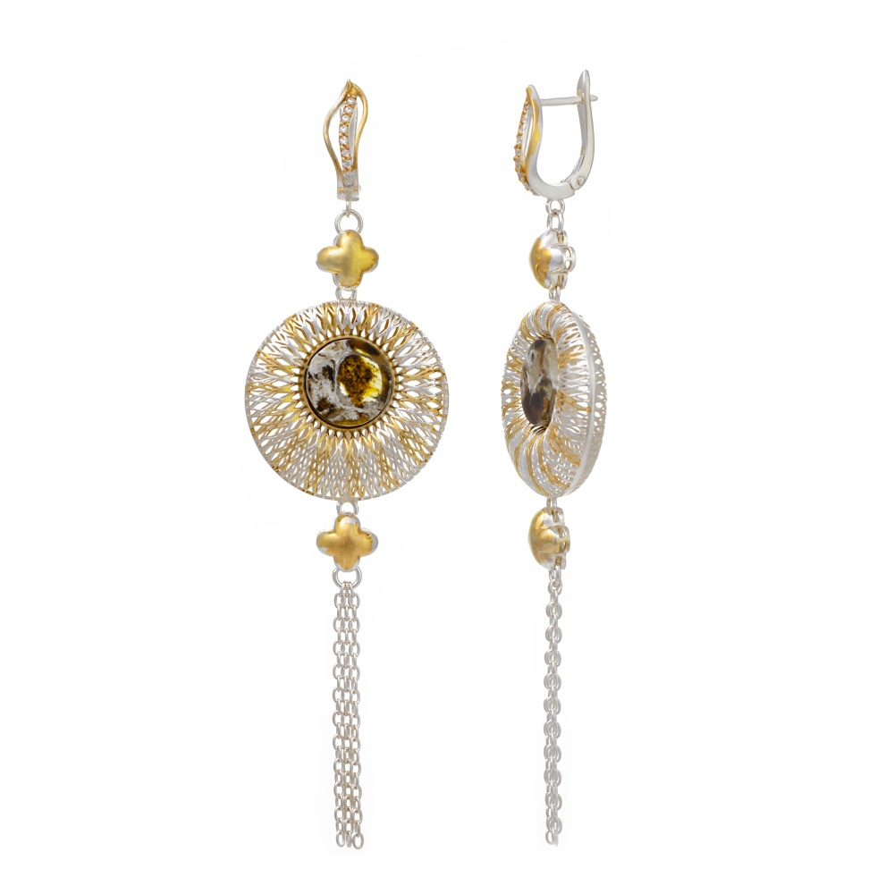 Eternal Circle — AMBERRA earrings