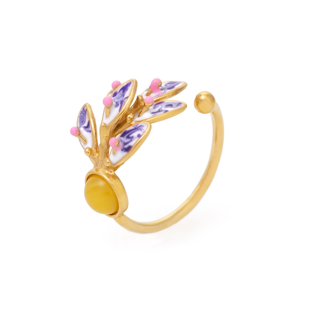 Amber Blossom — AMBERRA rings