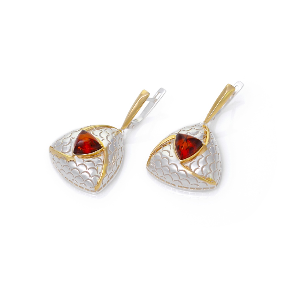 Solar Serpent — AMBERRA earrings