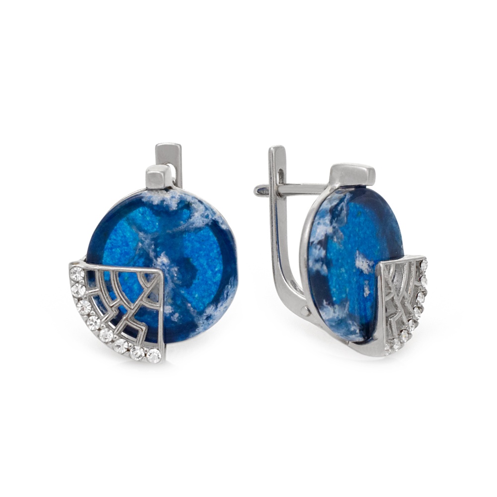 Aurora Sphere — AMBERRA earrings